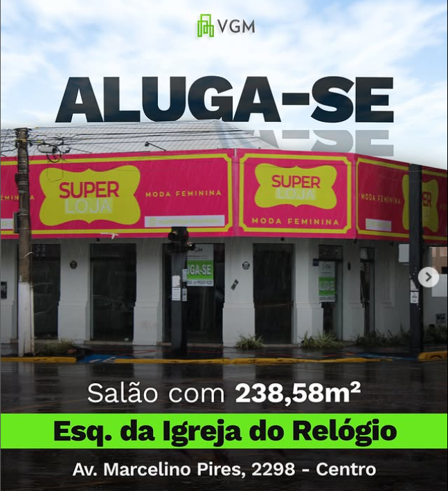 Salão Esquina Igreja do Relógio